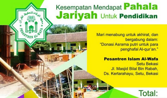 Donasi Asrama Putri Untuk Para Penghafal Al-Qur’an